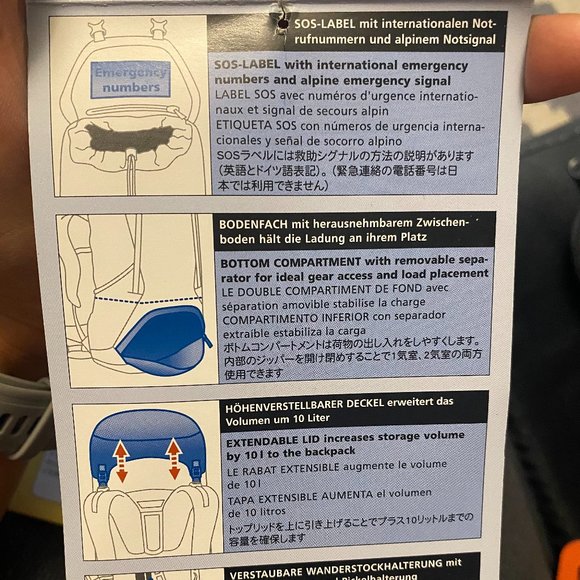 Deuter Aircontact Woman 60+10SL Trekking Backpack - Picture 7 of 7